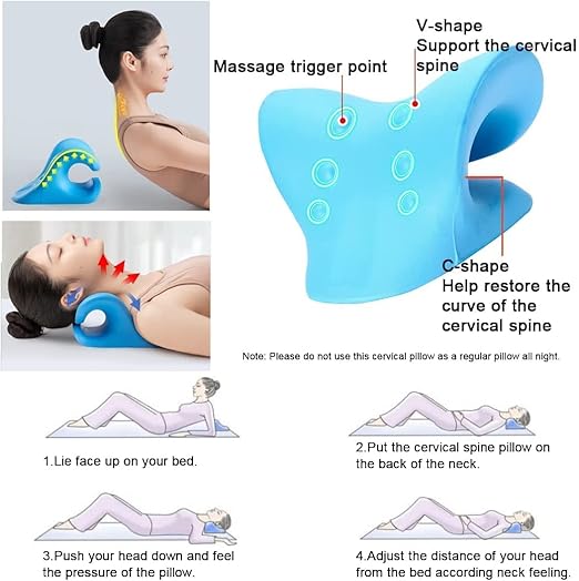 Cervical Neck Traction Pillow