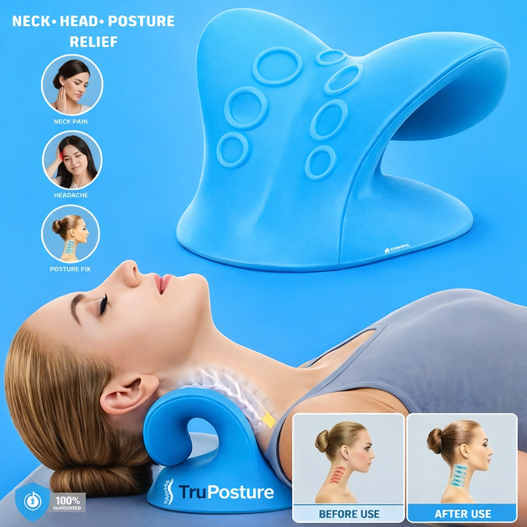 TruPosture™ Cervical Neck Traction Pillow