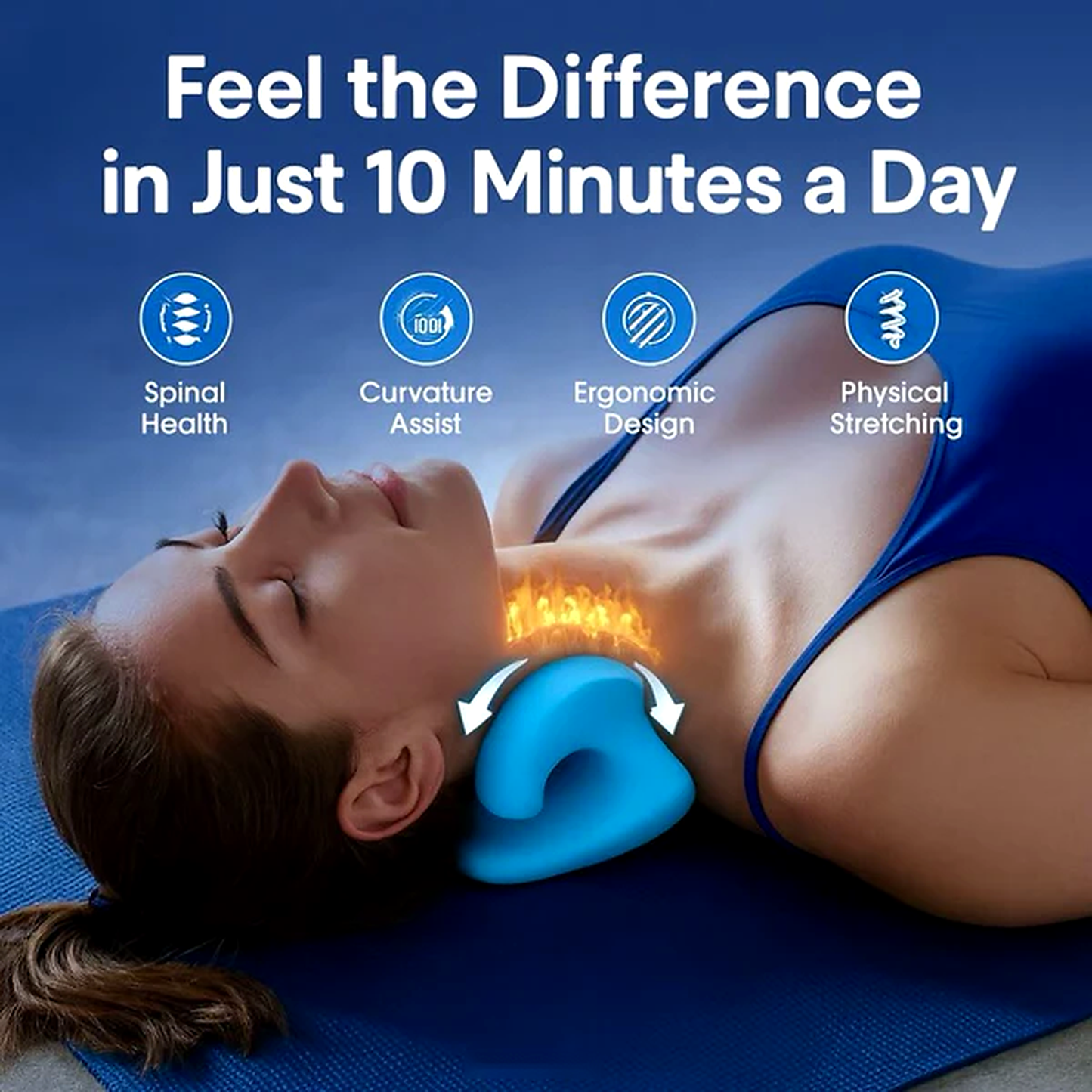 Cervical Neck Traction Pillow